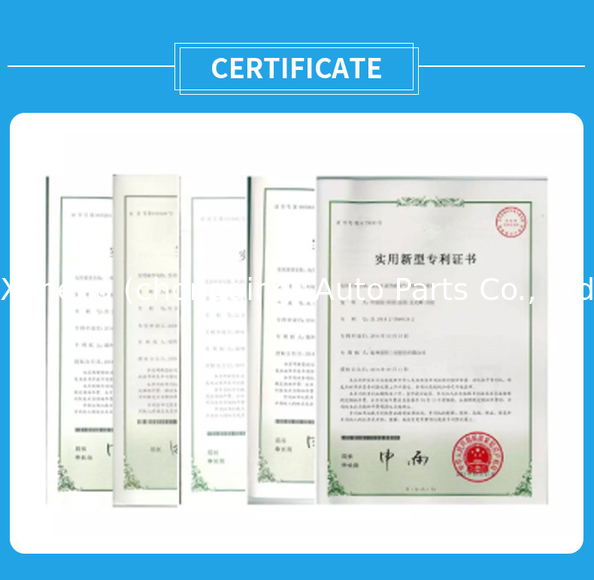 Κίνα Ximeng (chongqing) Auto Parts Co., Ltd. Πιστοποιήσεις